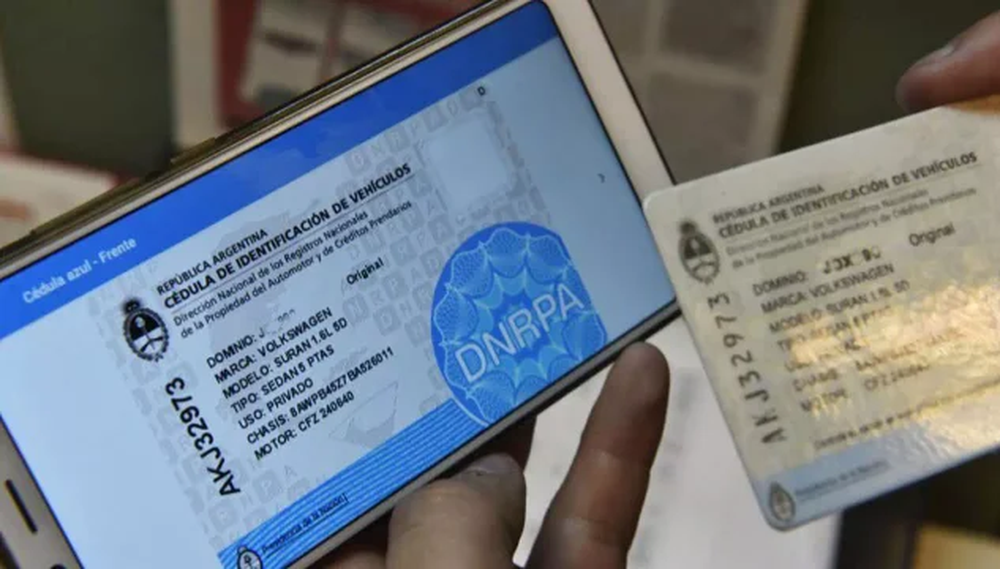 Desde este miércoles, se reemplaza la cédula azul física&nbsp;por una versión digital gestionada en la aplicación Mi Argentina.