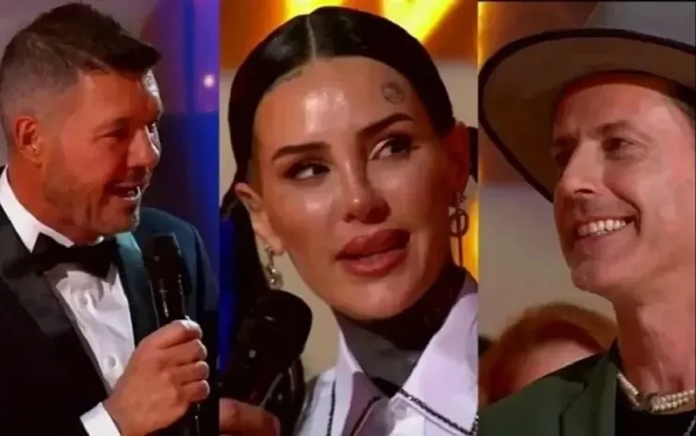 Coti Sorokin, Candelaria y Marcelo Tinelli