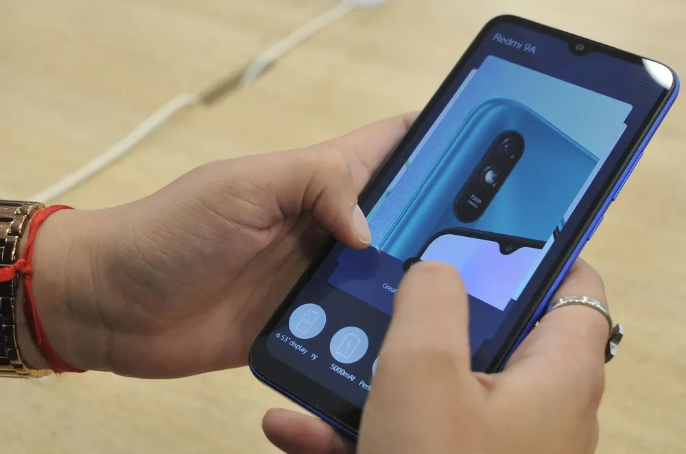 Smartphone de Xiaomi que utiliza el sistema operativo Android.