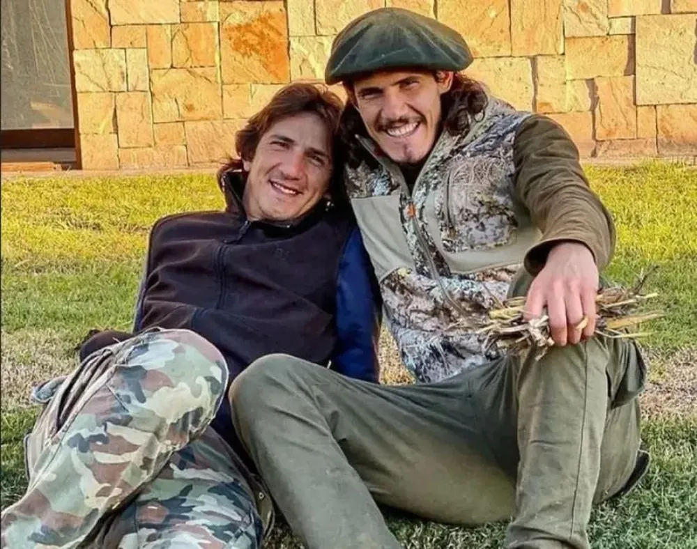 Christian Cavani y Edinson Cavani