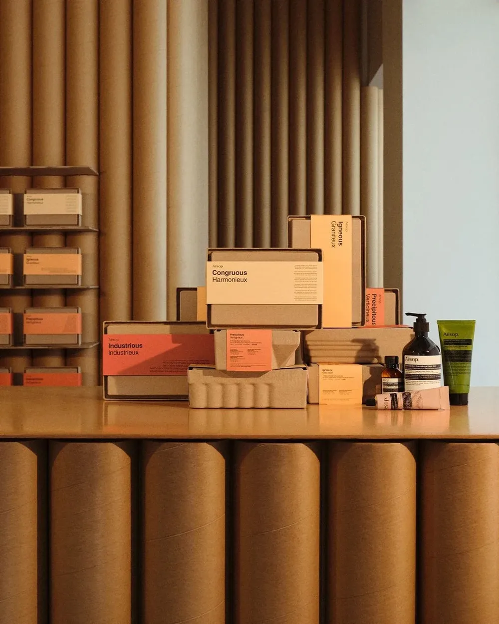 Aesop se especializa en tratamientos faciales, capilares y corporales de alta calidad