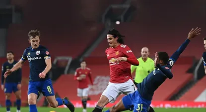 El planchazo de Ramsay que lesionó a Cavani