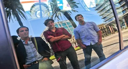 Los fundadores de Oincs, Ignacio Bazzano, Rafael Cavestany y Marcelo Wilkorwsky.