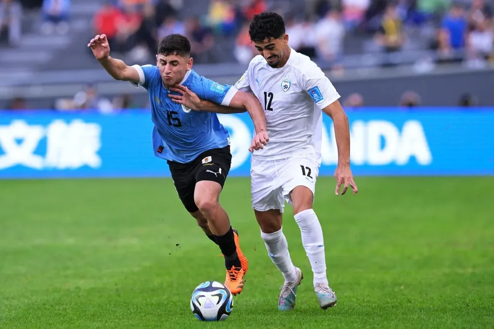 Ignacio Sosa contra Israel en el Mundial sub 20