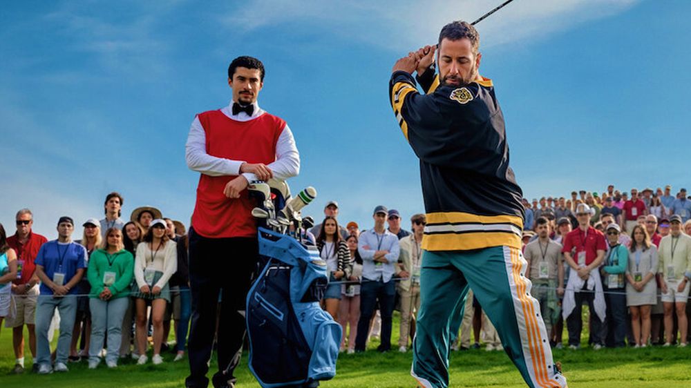 Bad Bunny y Adam Sandler en Happy Gilmore 2