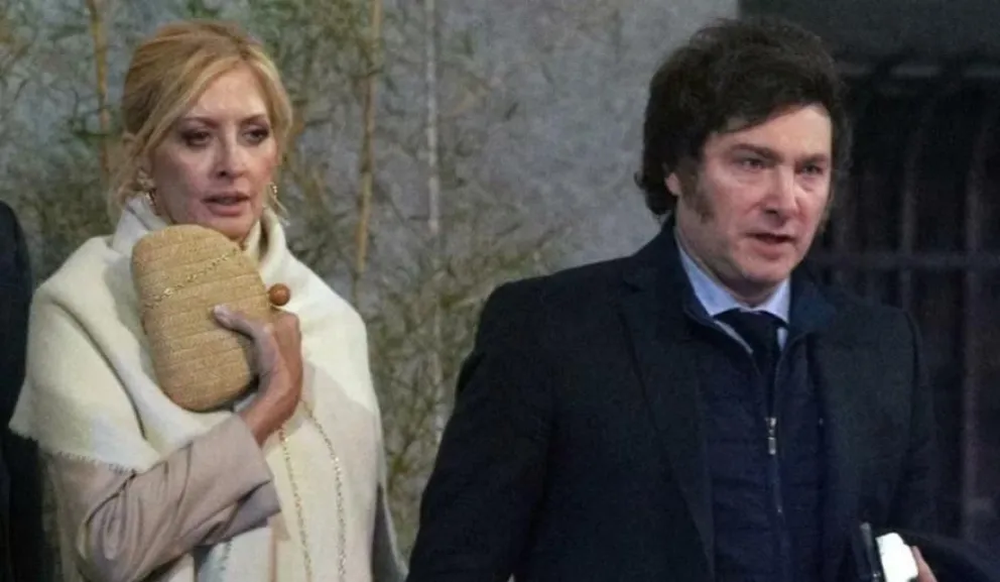 Yuyito González y Javier Milei