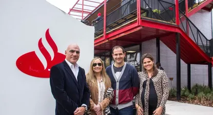 Alvaro Delia, Valentina Jiménez, Santiago Queirolo y María Mónica del Campo