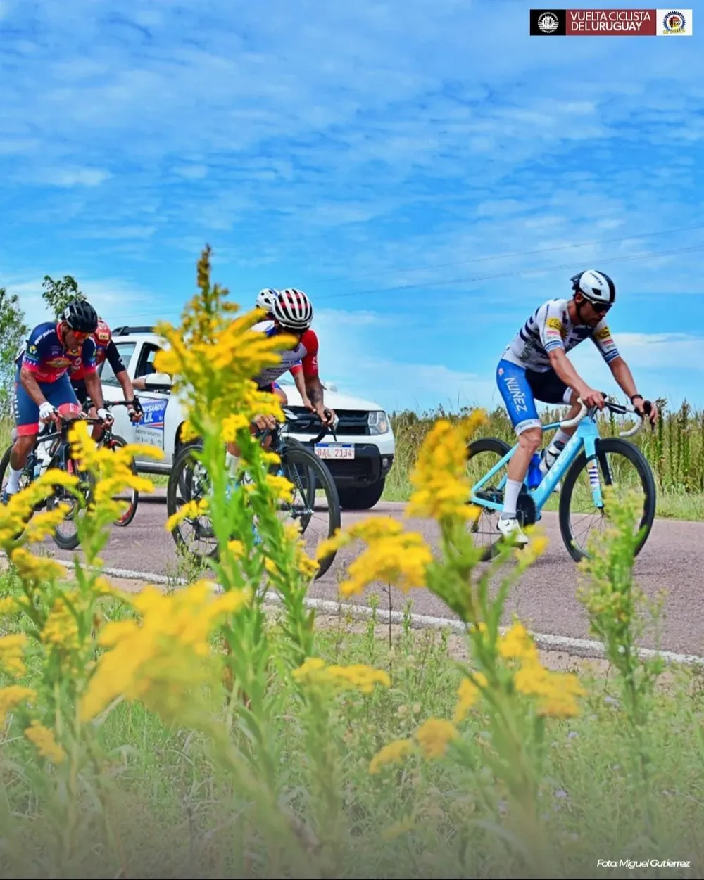 Leonel Rodríguez en la Vuelta Ciclista 2024