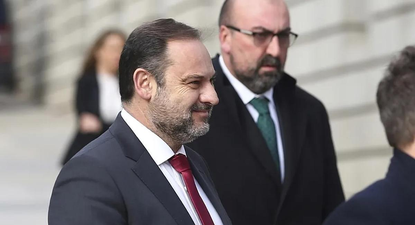 Koldo Garcóa y José Luis Ábalos, exministro de Transportes.