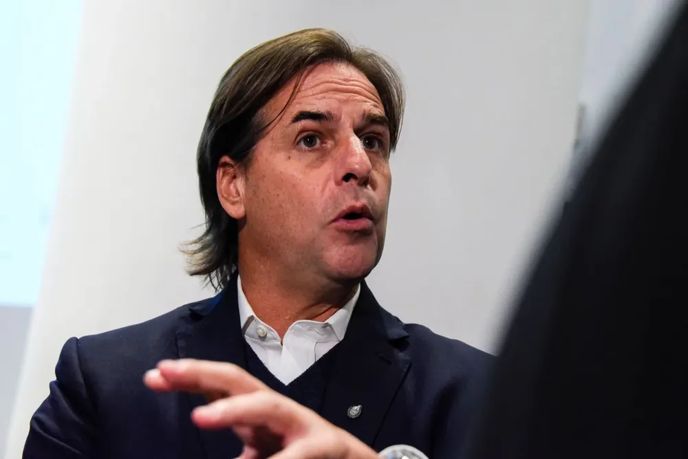 El presidente de la República, Luis Lacalle Pou