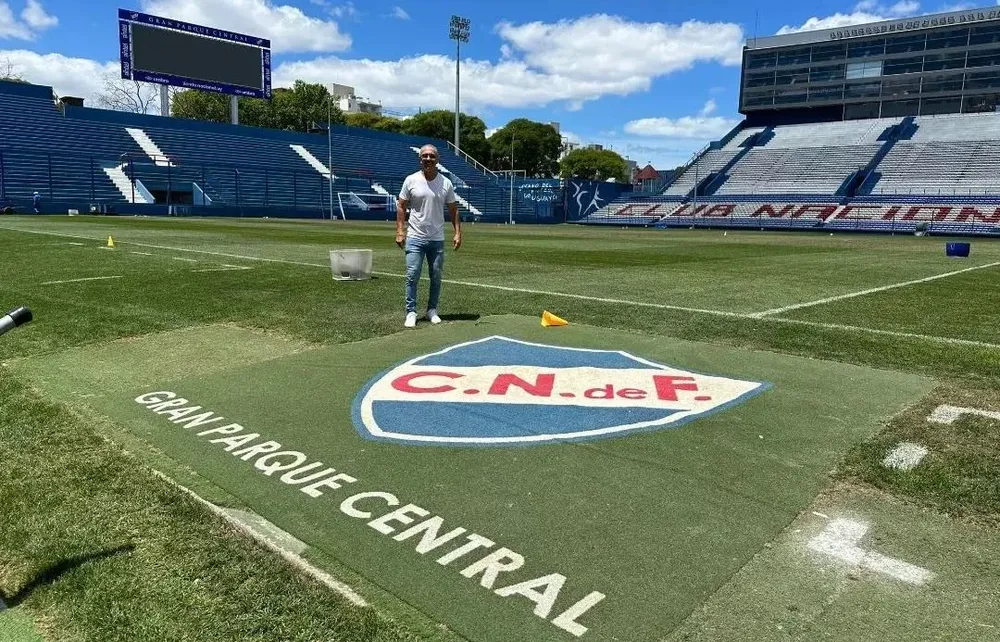 Sergio Olivera en el Gran Parque Central