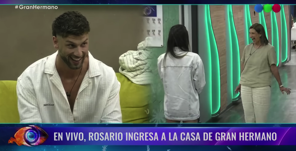 El uruguayo Santiago Algorta vió a su madre en Gran Hermano
