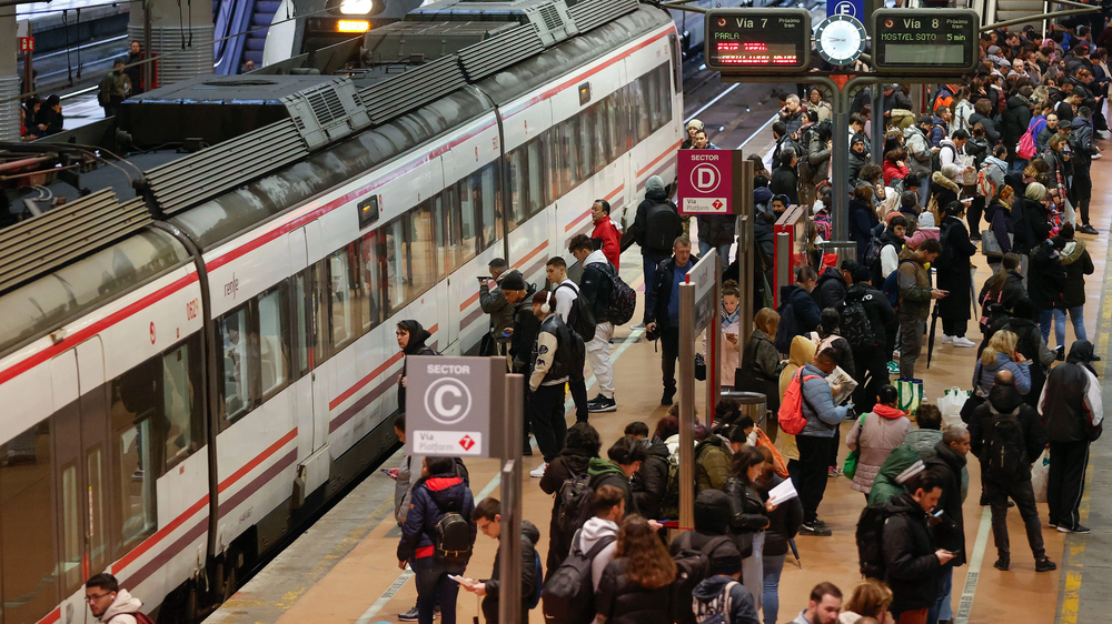 La huelga de trenes en España afectará varios días de marzo y abril.
