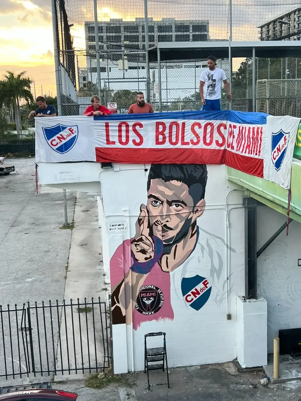 Mural para Luis Suárez en Miami