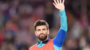 Gerard Piqué se despidió de la afición de Barcelona jugando ante Almería