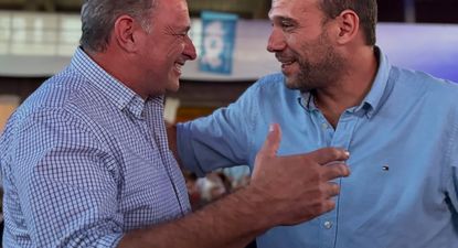 Álvaro Delgado y Martín Lema