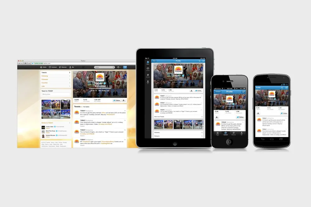 El nuevo diseño de Twitter se aplica tanto a la web como a las aplicaciones para dispositivos móviles