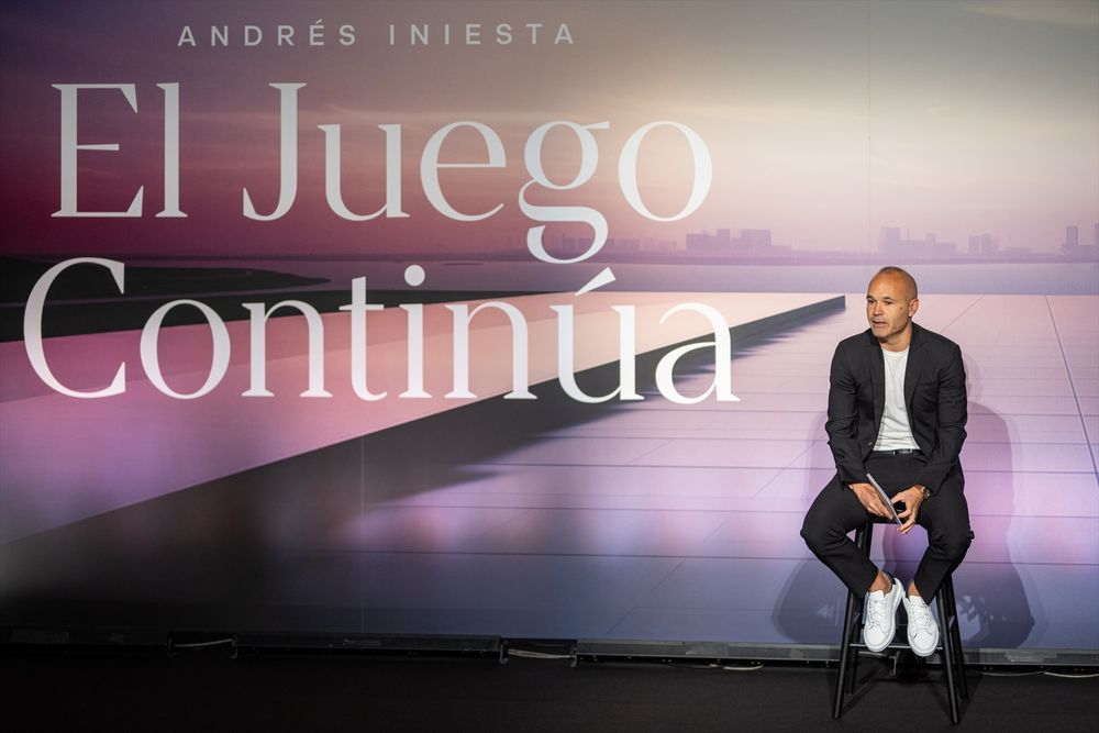 Andrés Iniesta se despide del fútbol.
