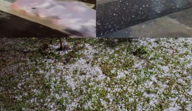 Granizo como pelotas de tenis y bloques de hielo en las calles: la fuerte tormenta que azotó a Rivera