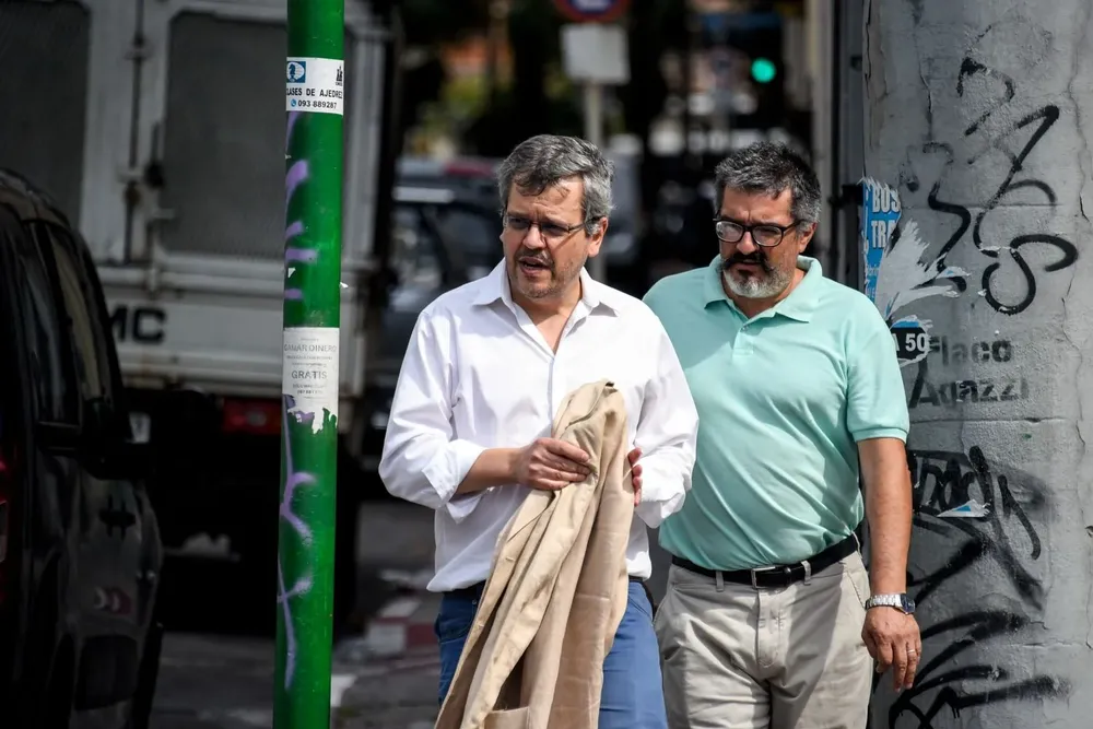 Gustavo Leal este jueves, tras dejar La Huella de Seregni