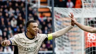 Mbappé celebra un golazo para su Paris Saint-Germain