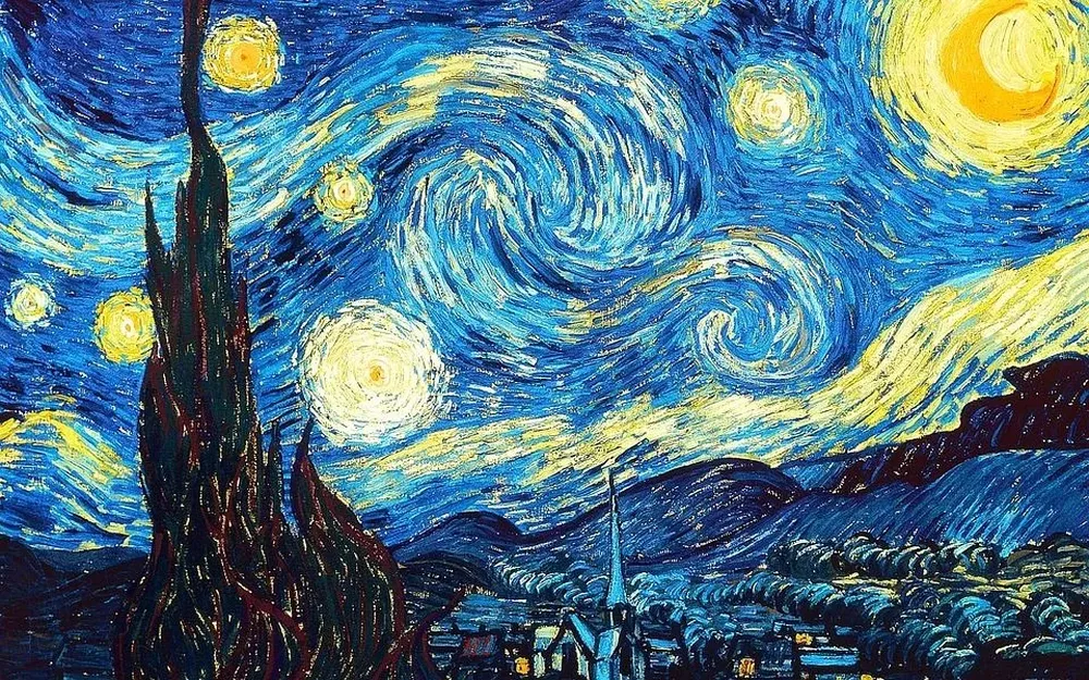 La noche estrellada, de Vincent Van Gogh