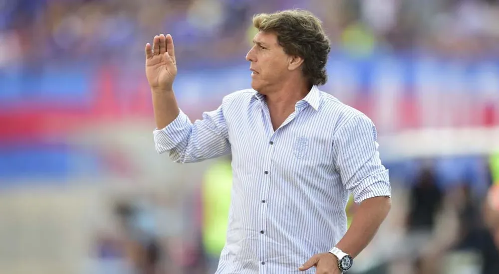 Juan Ramón Carrasco hizo un planteo perfecto y le dio otro empujón histórico a River. M.Bernetti - AFP