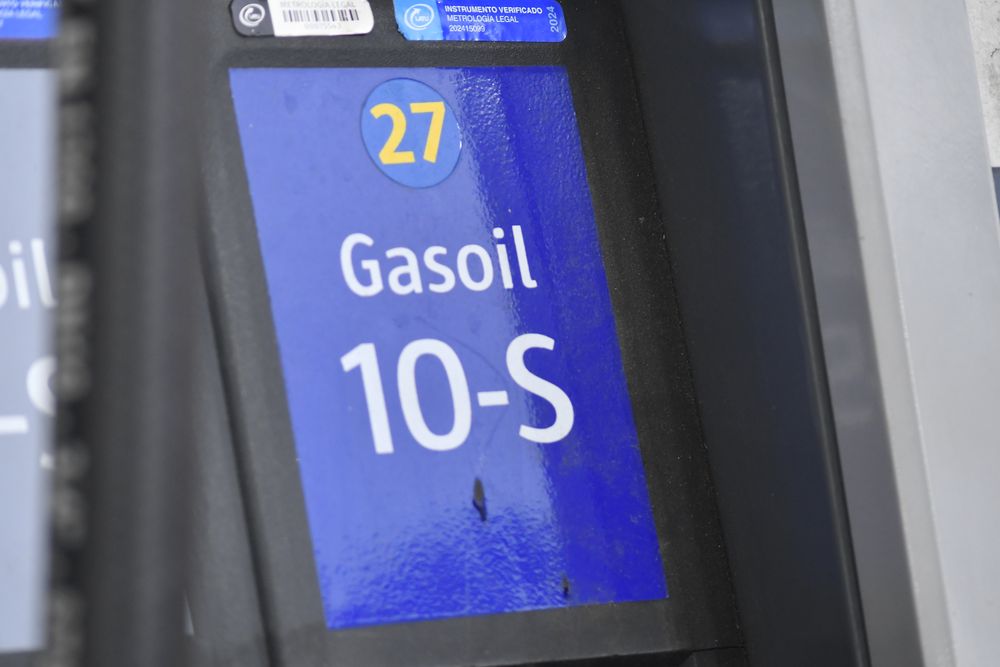 Surtidor de gasoil especial en estación de servicio