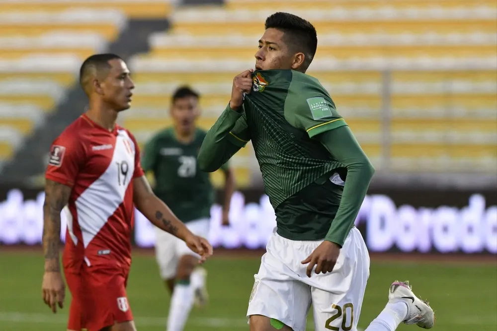 Ramiro Vaca celebra su gol Ramiro Vaca celebra su gol