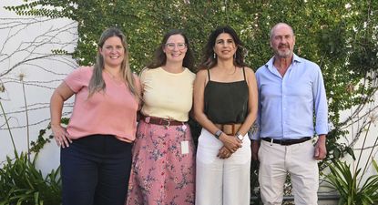 María Inés García, Gerenta general de Alcance - Alejandra García, gerenta de Experiencia en Servicios - Silvina Tocchetti, experta en longevidad - Gabriel García, director.