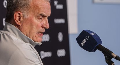 Marcelo Bielsa en conferencia de prensa&nbsp;