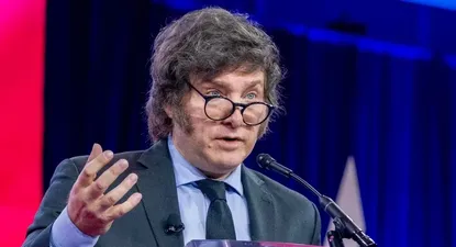 El presidente javier Milei, quien anunció el cierre de Telam durante su discurso ante el Congreso.