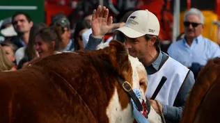 Reconocimiento del cabañero Fernando Alfonso al Gran Campeón Polled de Las Anitas.