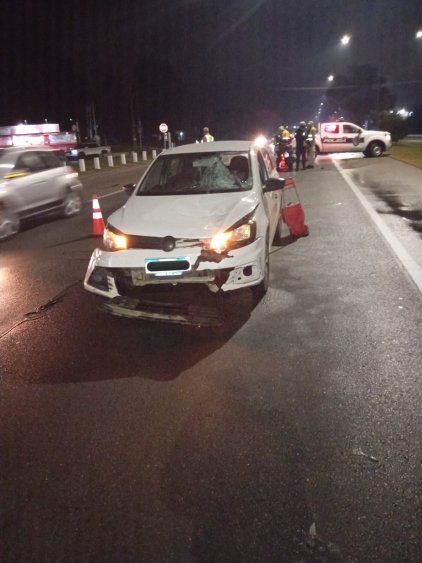 El peatón fue embestido cuando intentó cruzar la Interbalnearia.