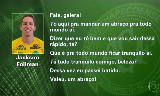Habló el arquero suplente de Chapecoense: Esta vez zafé