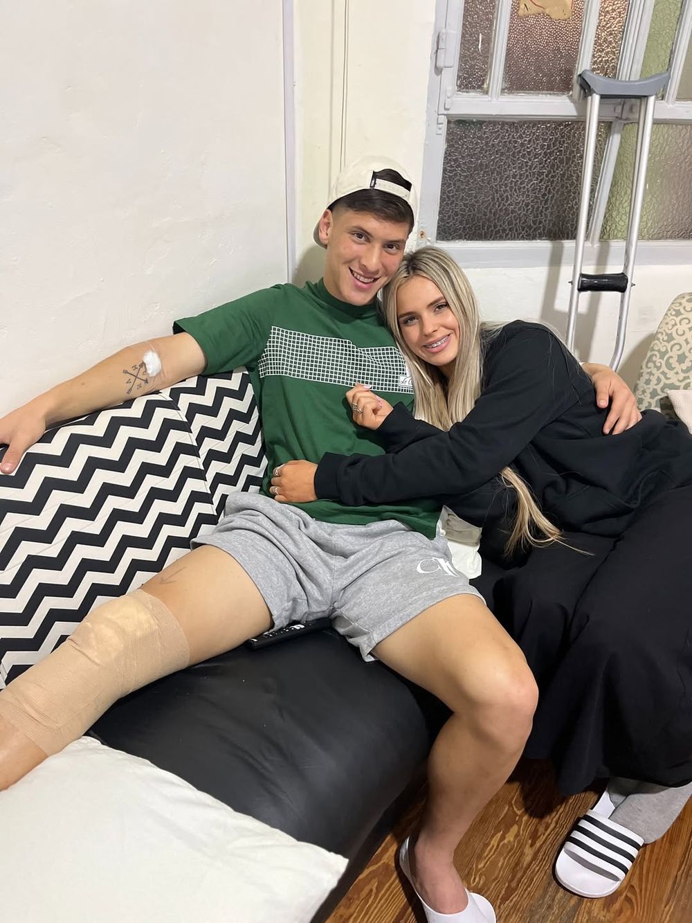 Tomás Viera y su pareja Jazmín Pereira Tomás Viera y su pareja Jazmín Pereira