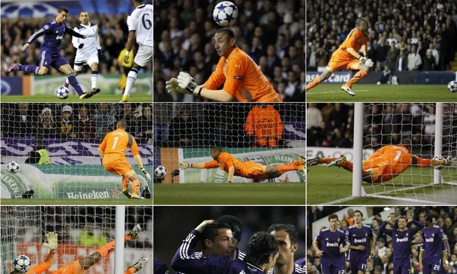 El arquero del Tottenham, el brasileño Heurelho Gomes, admitió su “error” en el partido ante el conjunto merengue