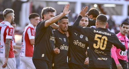 Lucas Hernández, Javier Cabrera y Pedro Milans con Diego García
