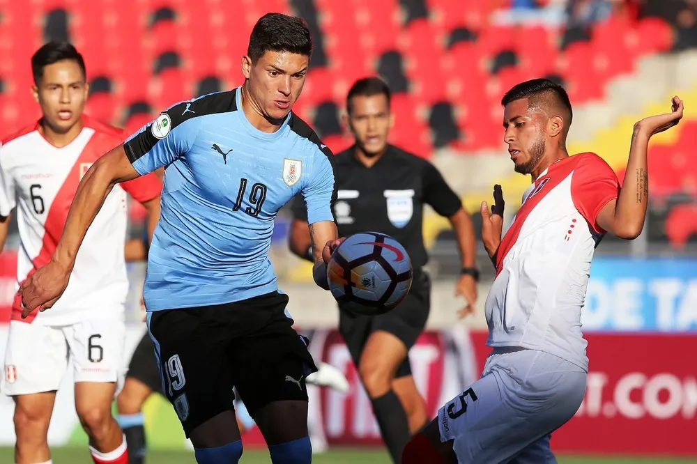 Darwin Núñez, delantero de Uruguay