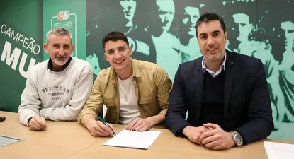 Piquerez y su representante Vanzini