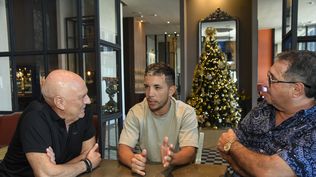 Edgardo Novick, Leonardo Fernández y Jorge Chijane