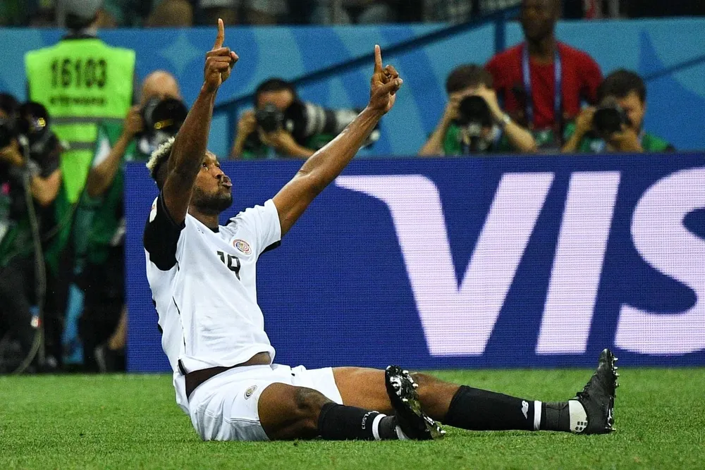 Kendall Waston con la selección de su país