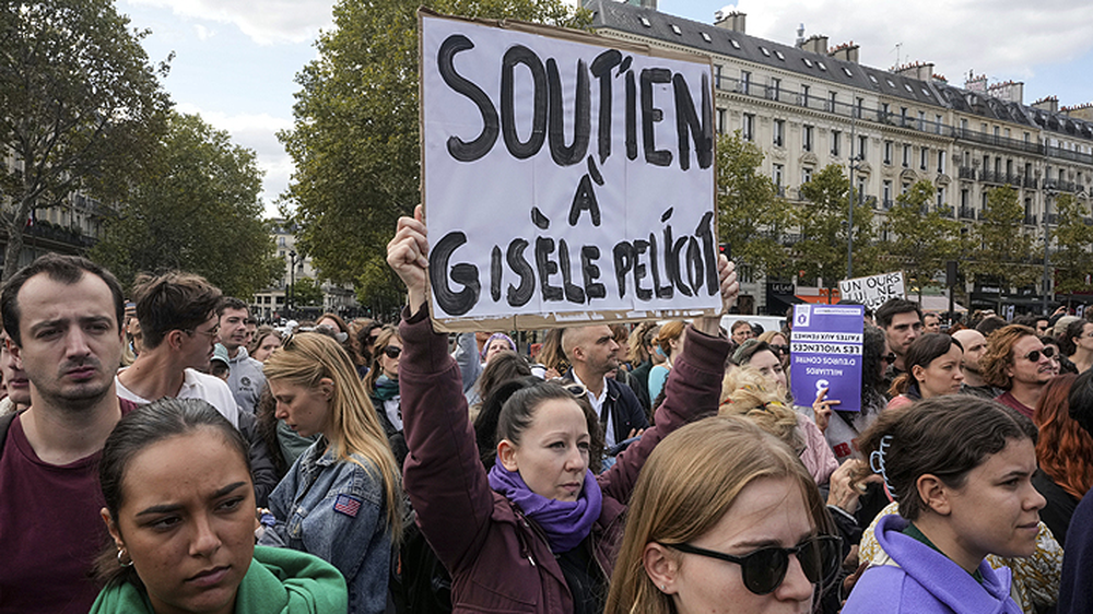 Manifestaciones en apoyo a Gisèle P