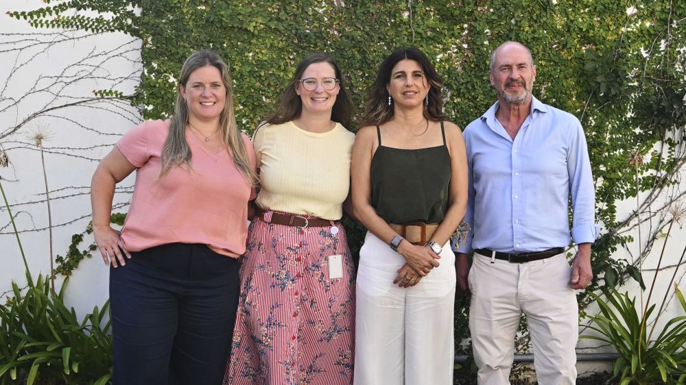 María Inés García, Gerenta general de Alcance - Alejandra García, gerenta de Experiencia en Servicios - Silvina Tocchetti, experta en longevidad - Gabriel García, director.