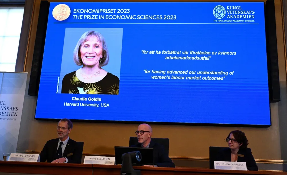 Claudia Goldin, una profesora de la Universidad de Harvard, recibió el premio Nobel de Economía