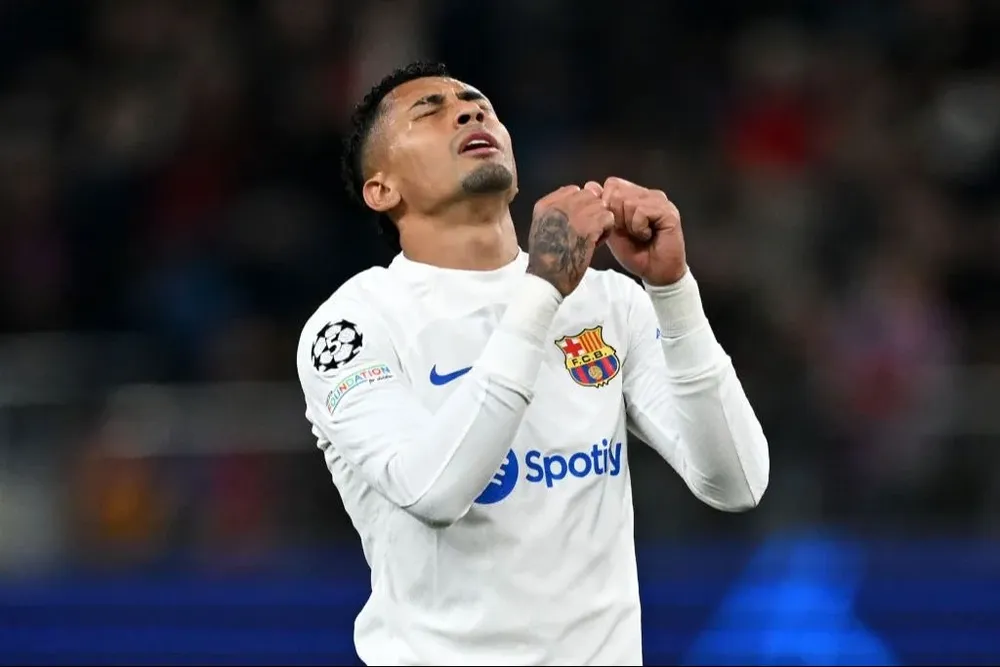 Raphinha está fuera de El Clásico.