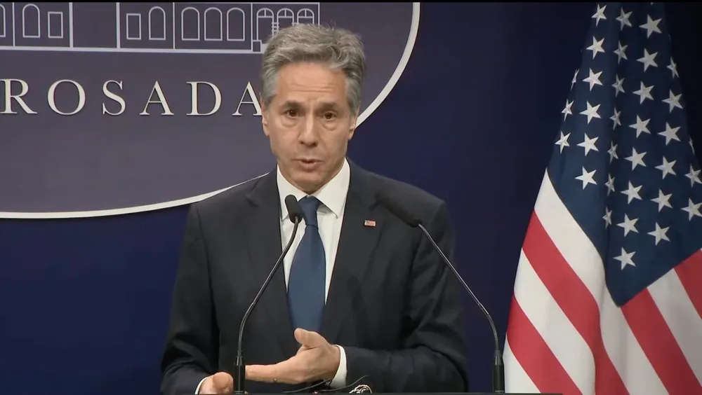 Antony Blinken en la Casa Rosada