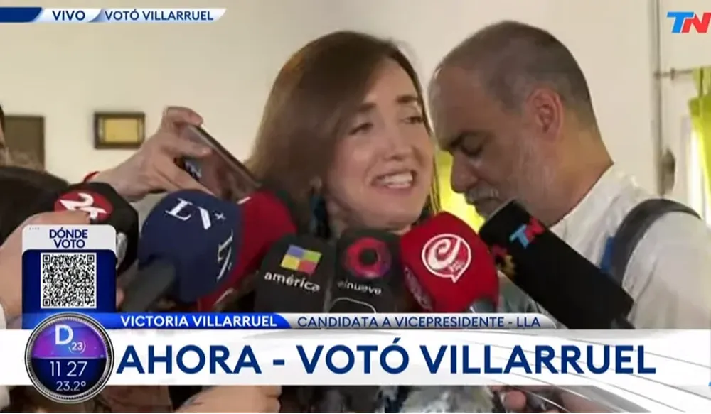 El voto de Victoria Villarruel
