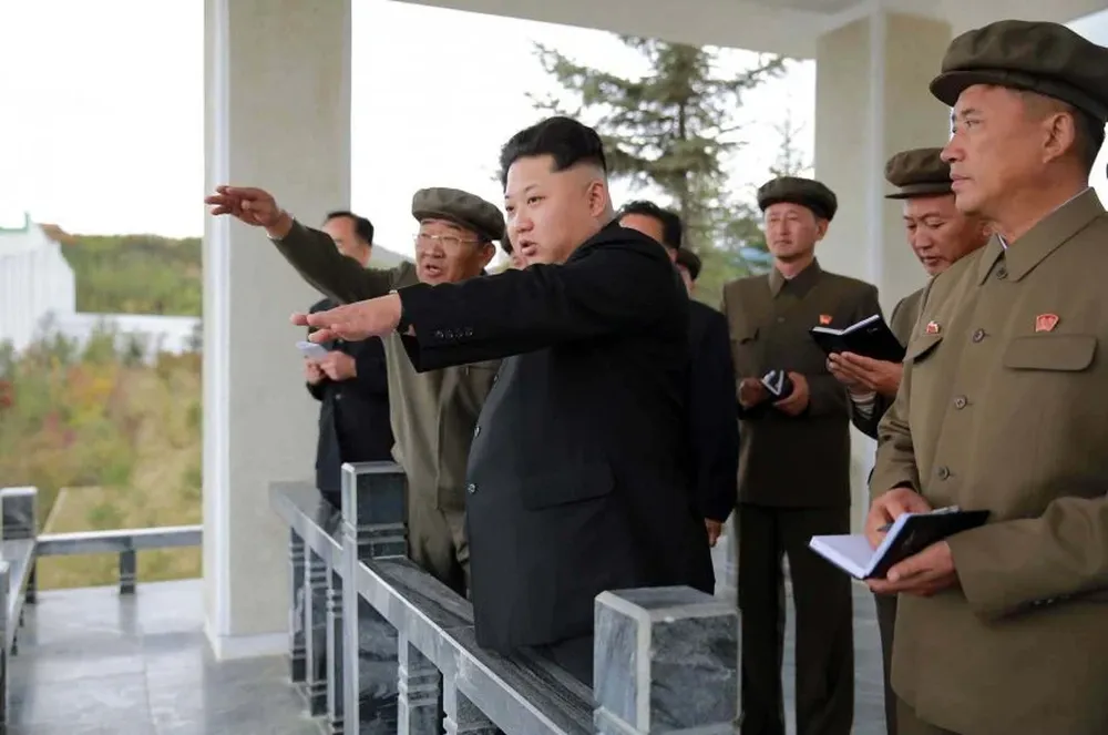 El dictador norcoreano Kim Jong-un