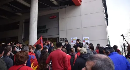Fuecys levantó piquete en supermercado Disco por orden de Fiscalía